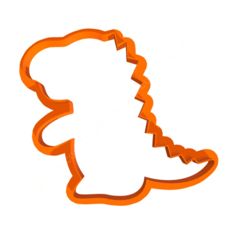 Трафарет для печенья динозавры