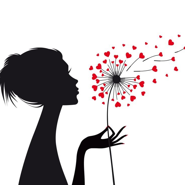 Силуэт девушки