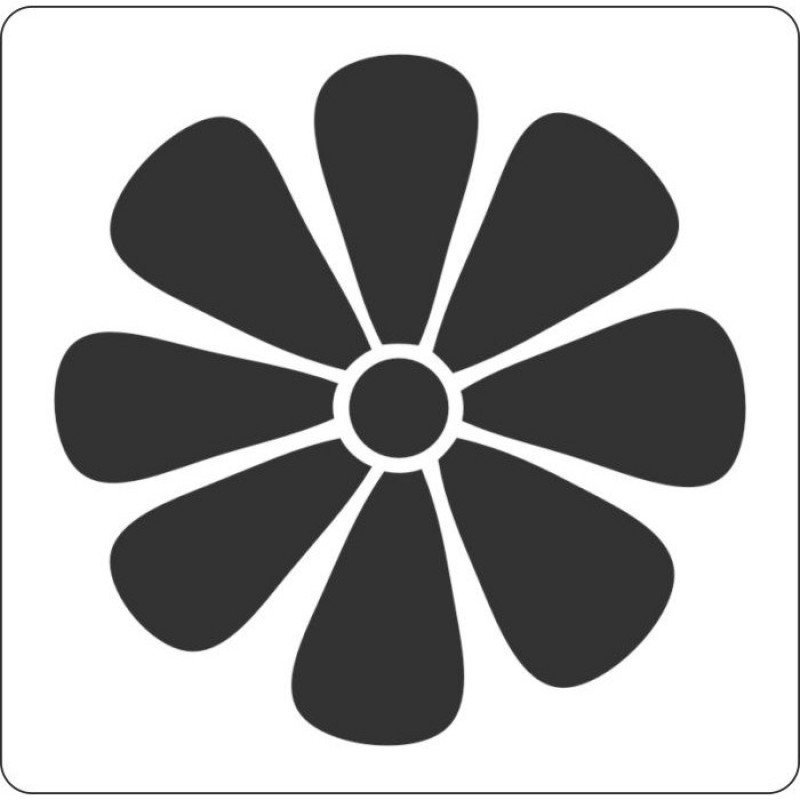 Трафарет цветы для покраски