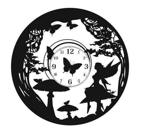 Трафареты для декора часов