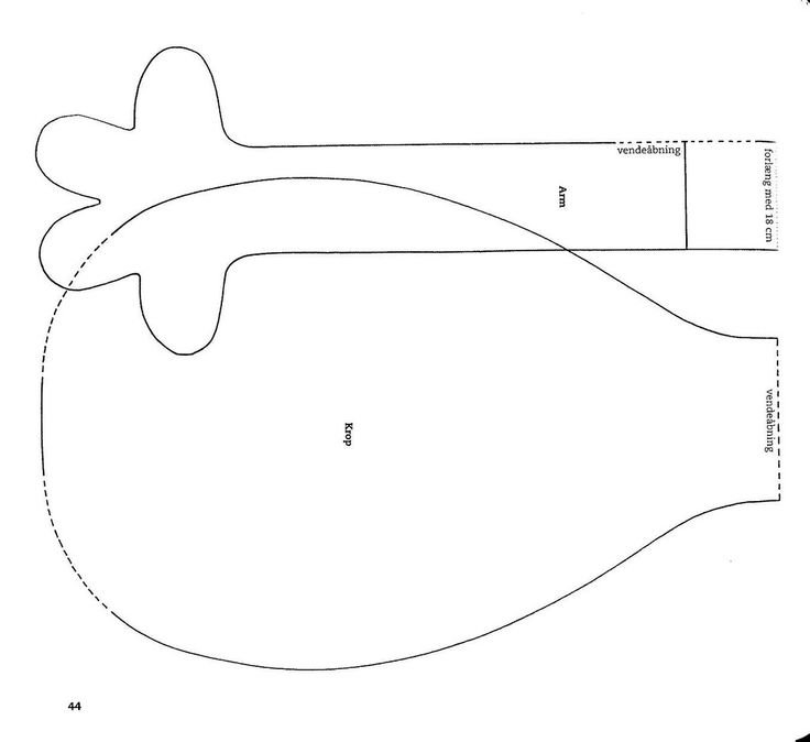 Текстильная лягушка выкройка