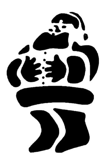 Трафареты для искусственного снега на окна