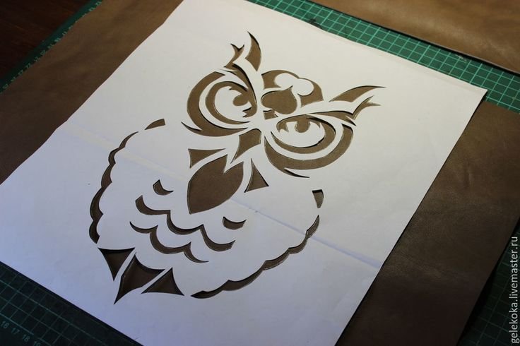 Трафареты для аппликаций из кожи