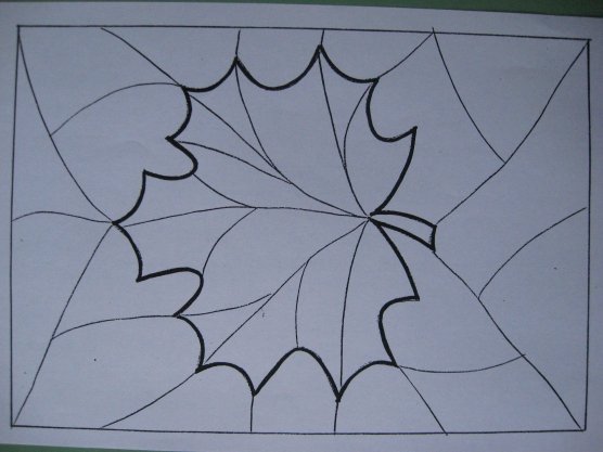 Витраж на бумаге