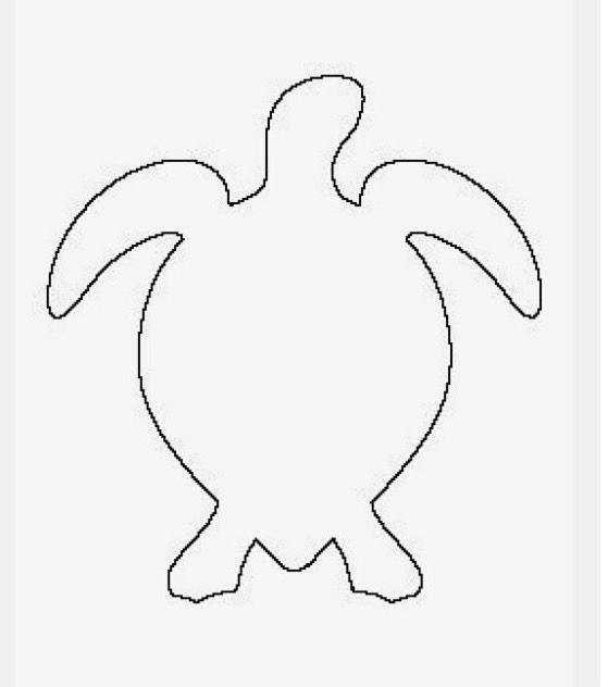 Контуры животных для аппликации