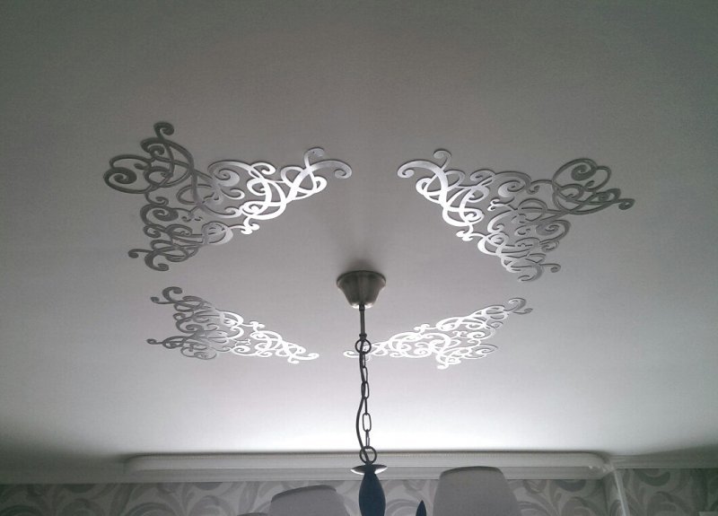 Наклейки на натяжной потолок