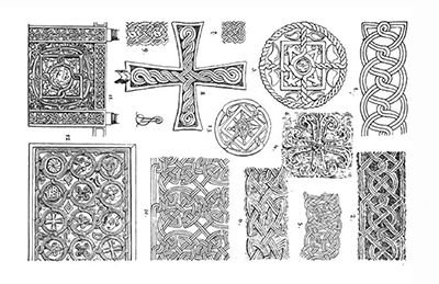 Орнамент плетенка Византия