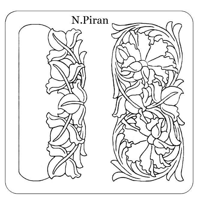 Узоры Шеридан для тиснения