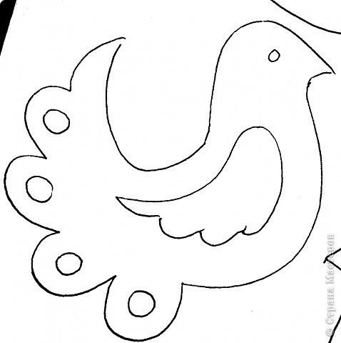 Птички шаблоны для вырезания