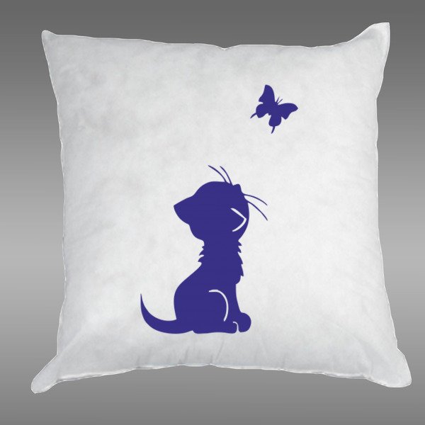Декоративная подушка кошки
