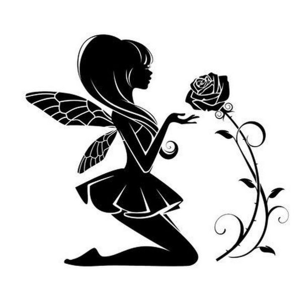 девочка с бабочками