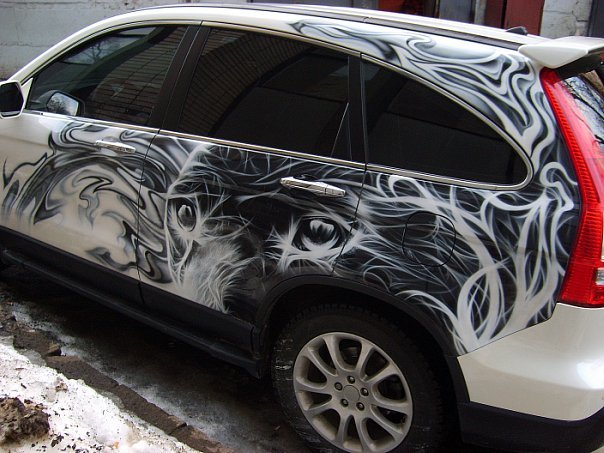 Красивая аэрография