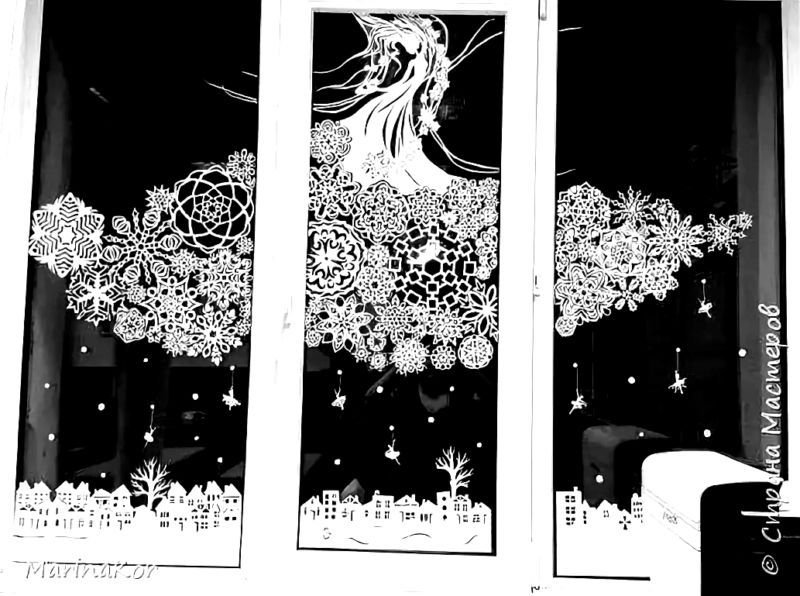 Украшение сюжетные на окна