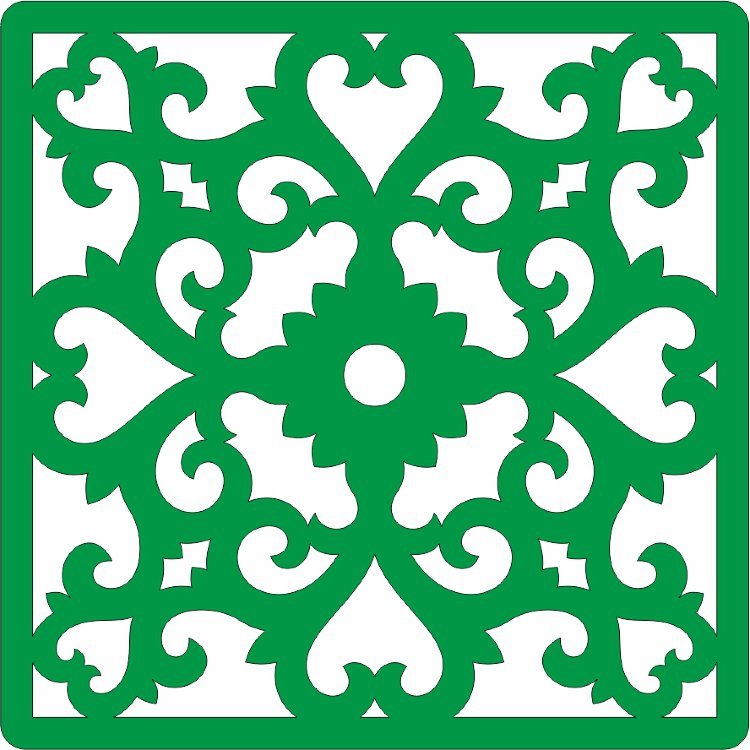 Трафареты для декора плитки