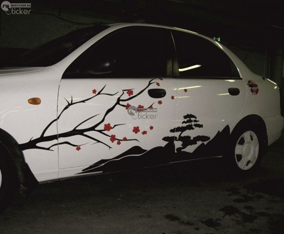 Аэрография в японском стиле