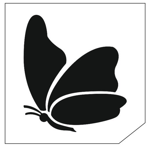 Трафареты бабочки