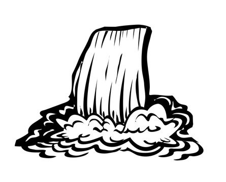 Векторный водопад