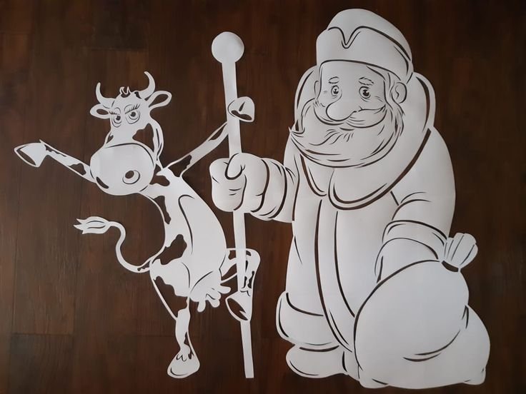 Сказочные вытынанки на окна