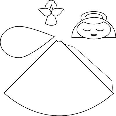 Аппликация из конуса