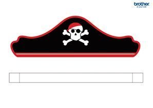 Макет для пиратской шляпы