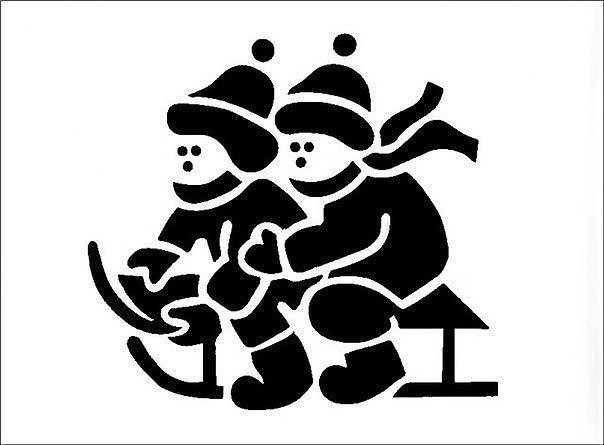 Трафарет "новогодний"