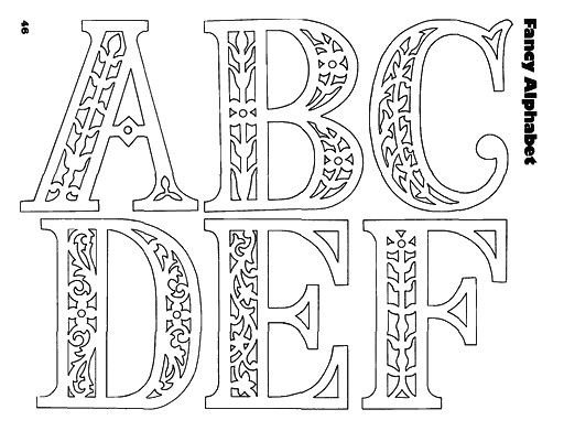 Резные буквы