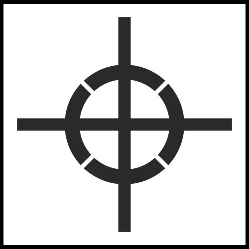 Значок центр тяжести груза