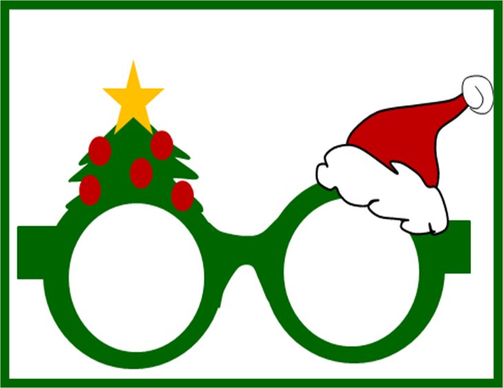 Фотобутафория Новогодняя шаблоны для печати