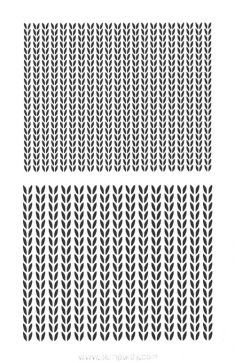 Трафареты для вязания