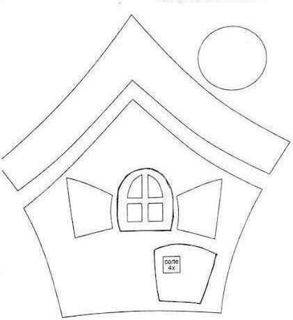 Аппликация домик