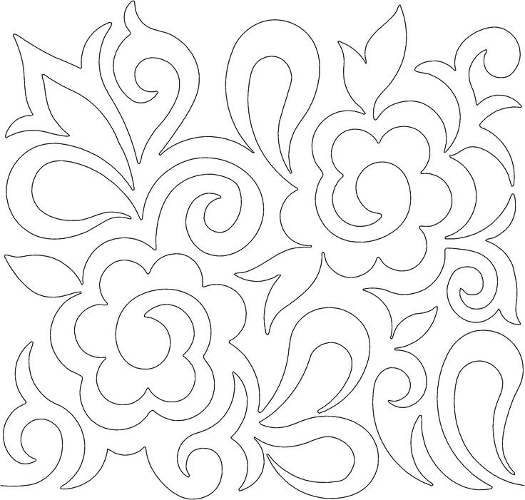 Узоры для аппликации на ткани