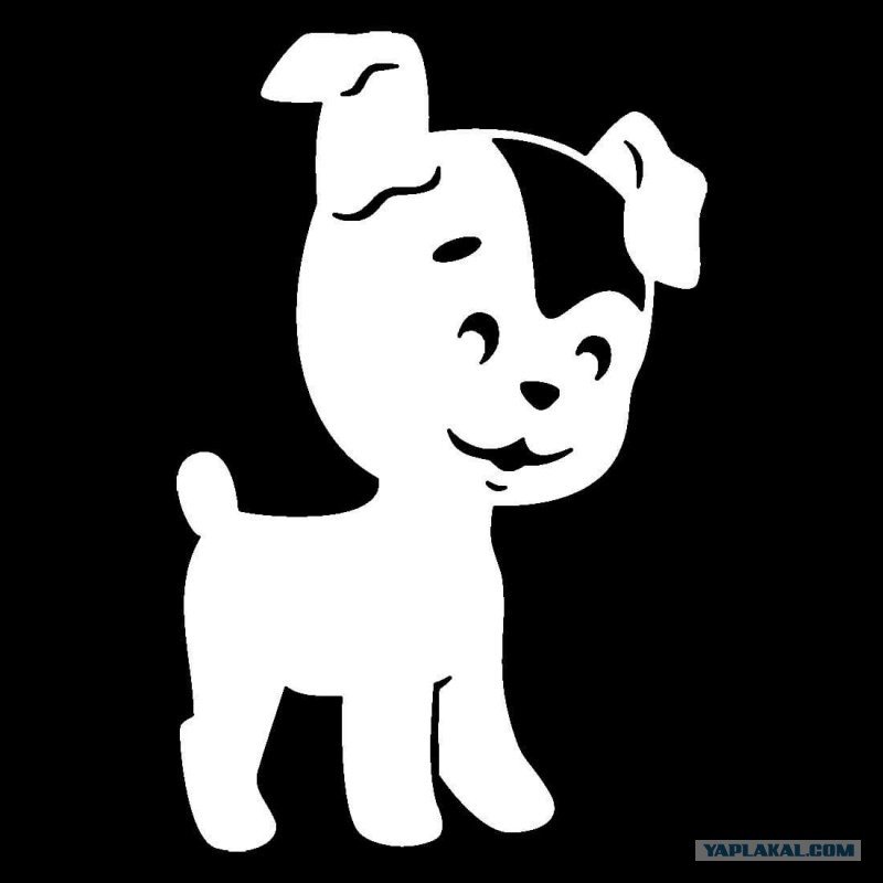 Трафареты собаки