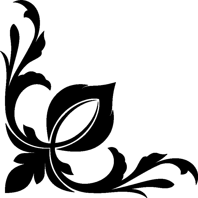 Угловые трафареты для декора