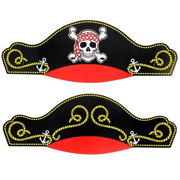 Бумажная шляпа пирата