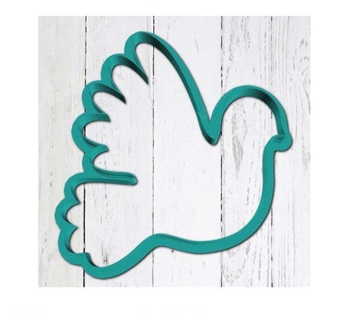 Форма для пряника голубь