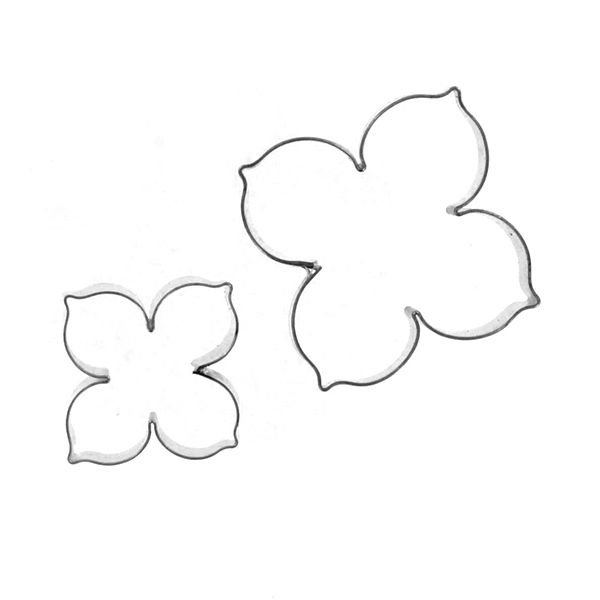 Цветок трафарет для аппликации