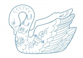 Раскраска декоративная роспись