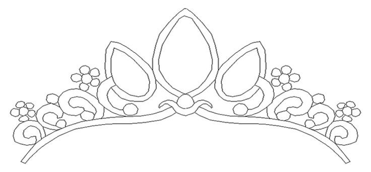 Корона раскраска