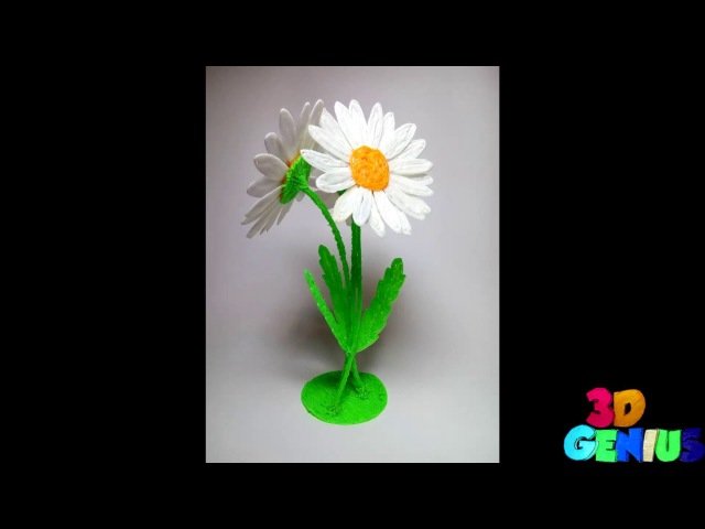 Шаблон цветов для 3d ручки