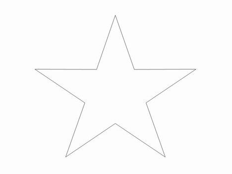 Трафарет звезды