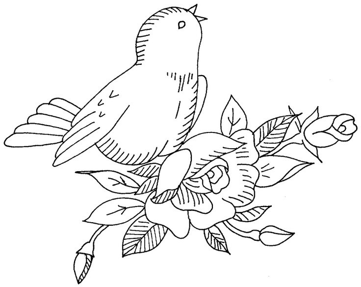 Эскизы для вышивки гладью