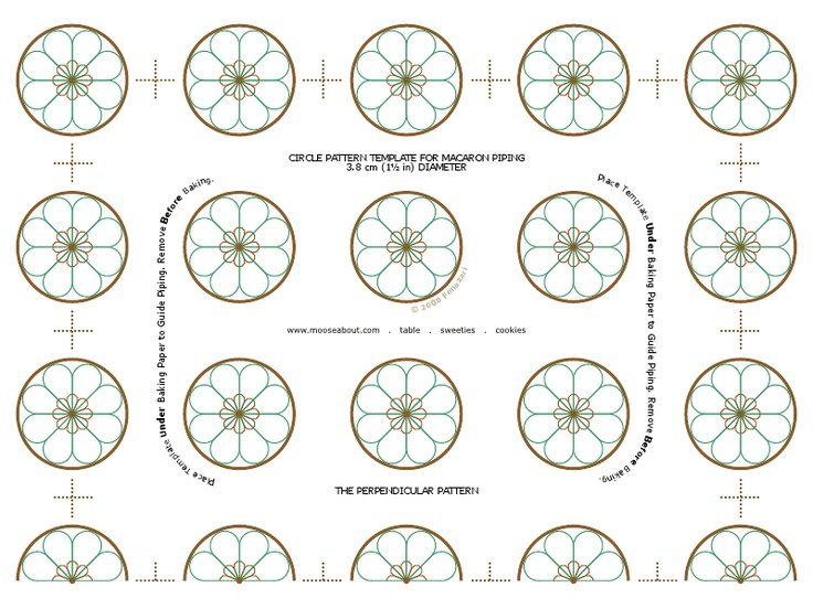 Трафарет для макарон