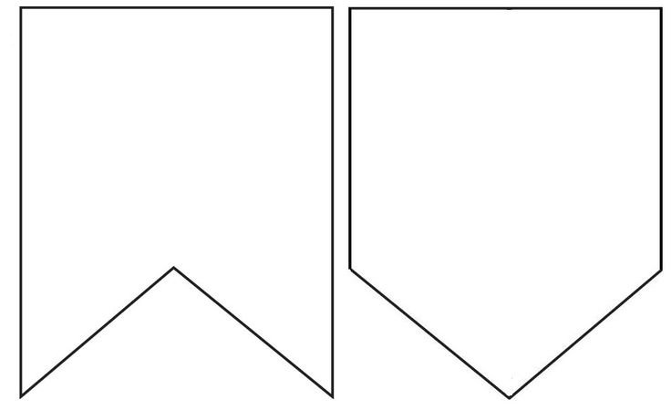 Флажки гирлянда шаблоны для печати