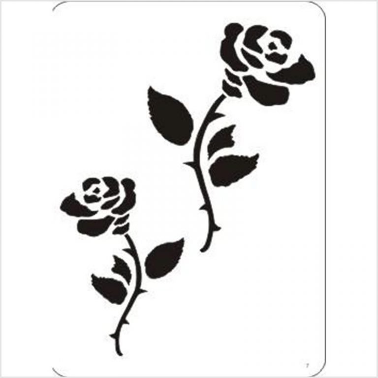 Трафаретные узоры на стены