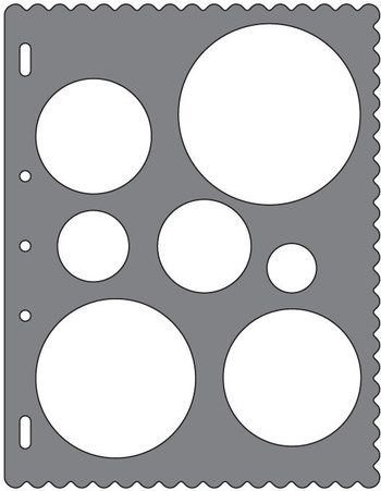 Трафарет круги