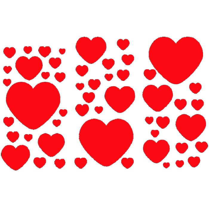 Маленькое красное сердечко