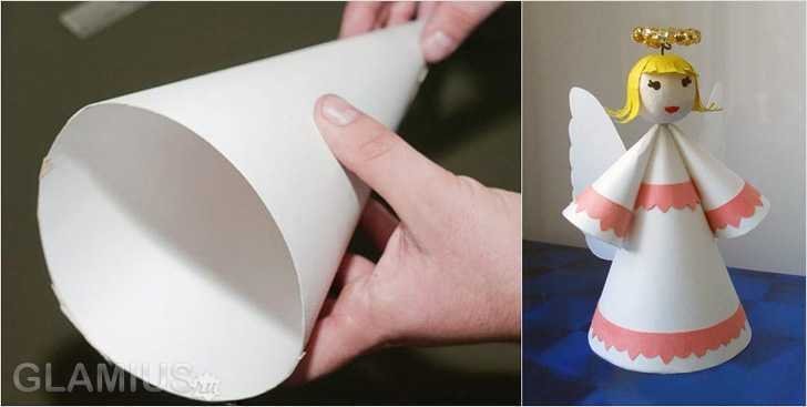 Игрушки из бумажных конусов