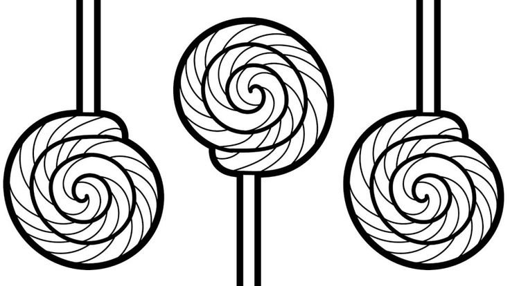 Леденец трафарет