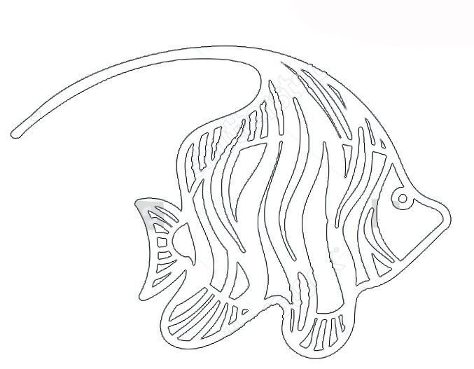 Трафарет "рыбки"