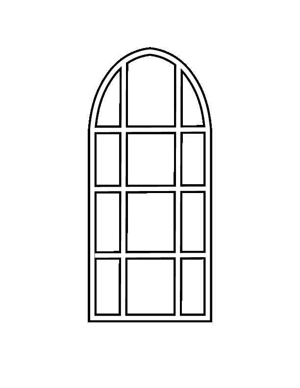 Рисунки на окнах